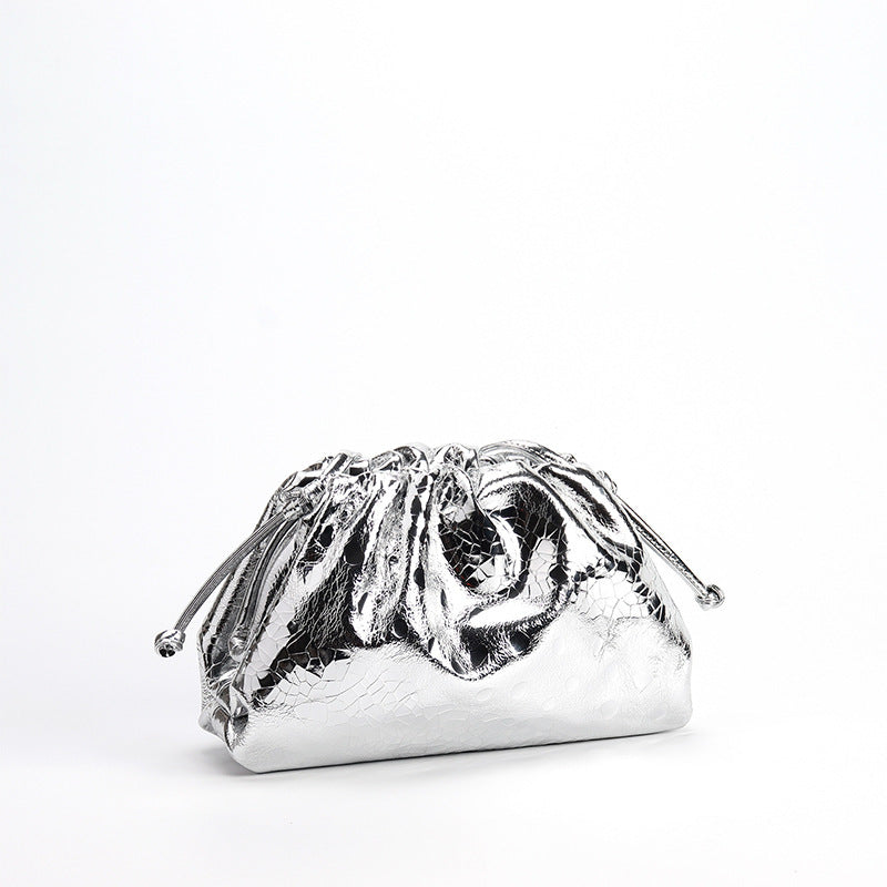 Drawstring Soft Clutch Bag