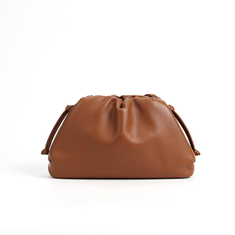 Drawstring Soft Clutch Bag