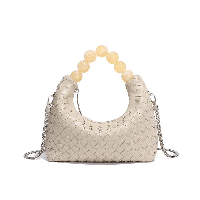 Woven Pearl Tote