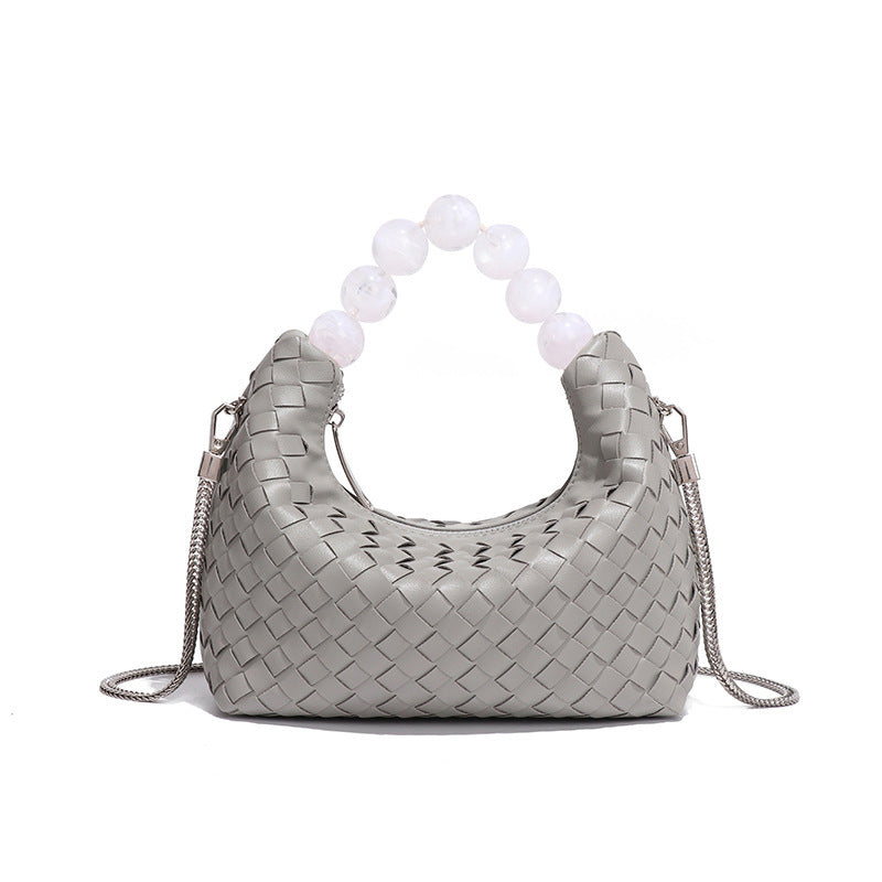 Woven Pearl Tote