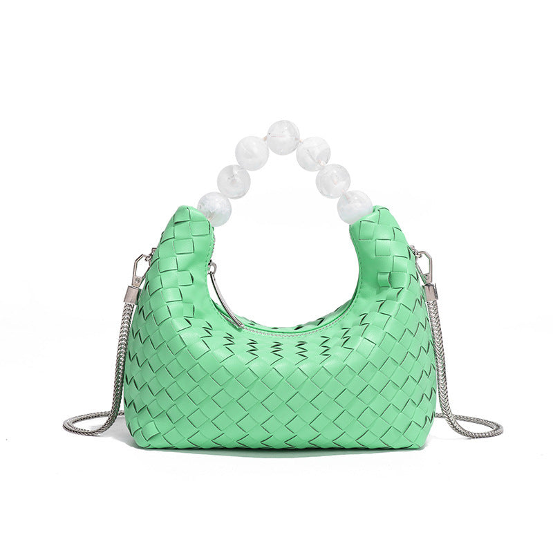 Woven Pearl Tote