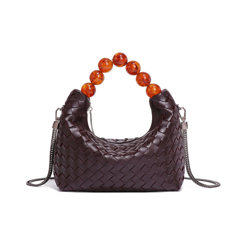 Woven Pearl Tote
