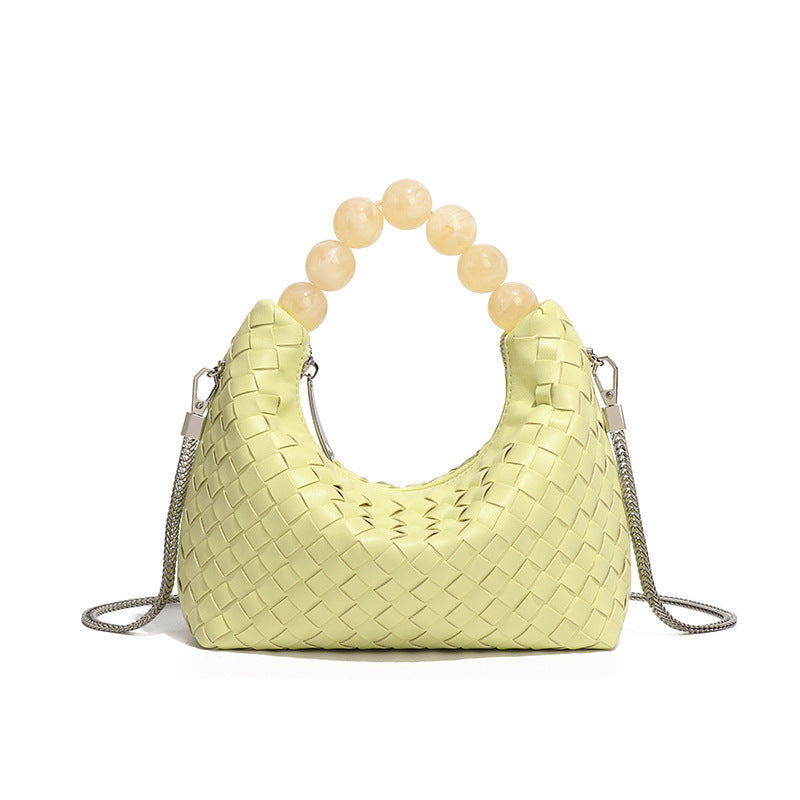 Woven Pearl Tote