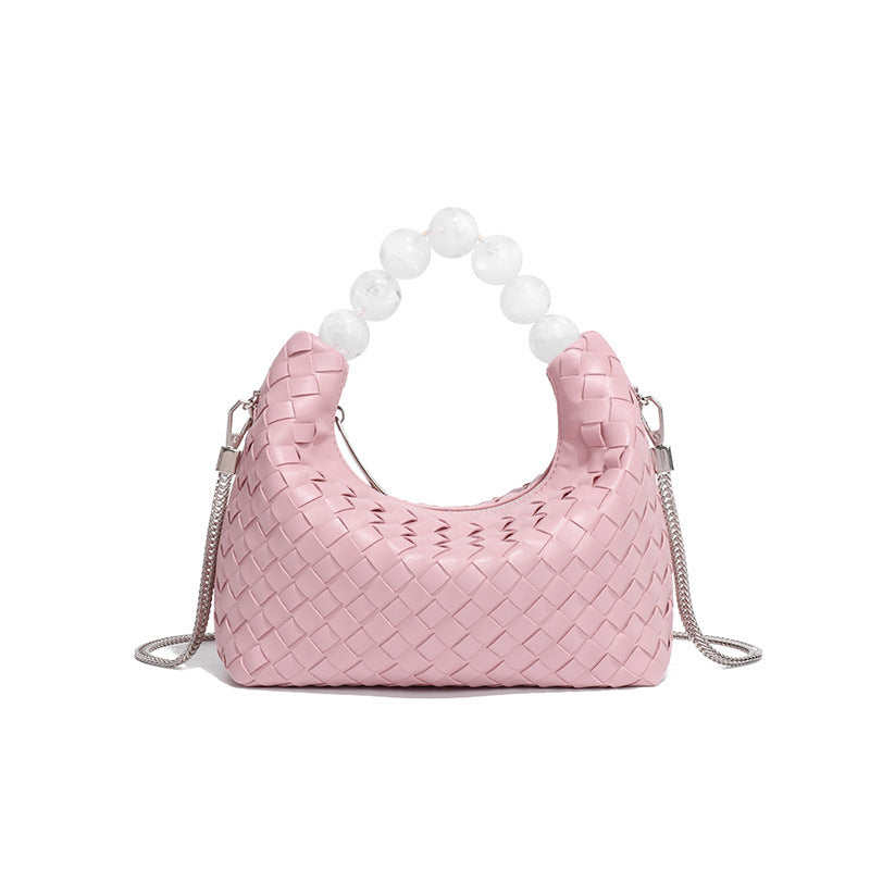Woven Pearl Tote