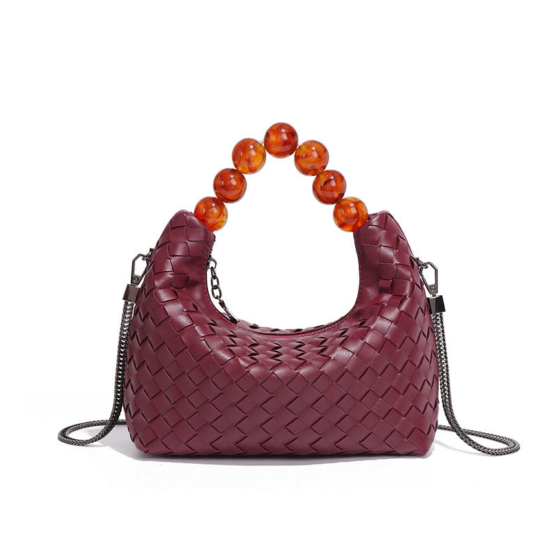 Woven Pearl Tote