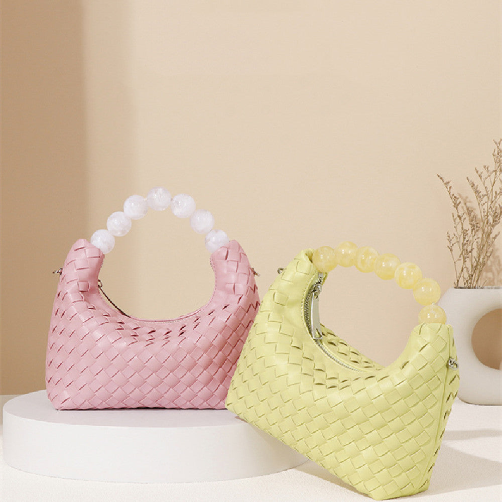 Woven Pearl Tote