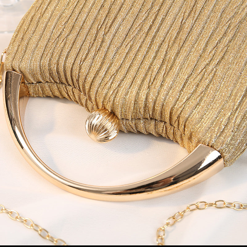 Round Handle Clutch Bag