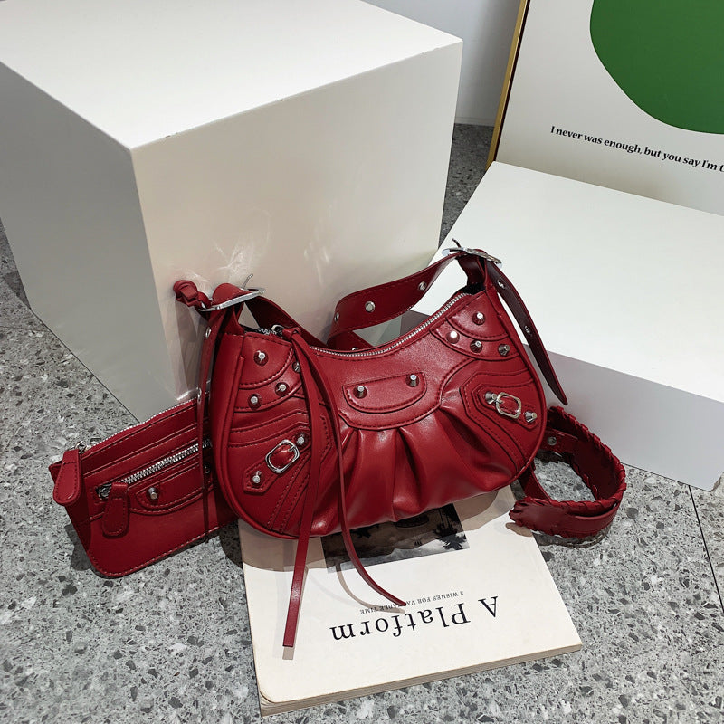 Crumpled Crescent Moon Son Bag
