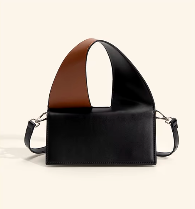 Two-Tone Crossbody Bag