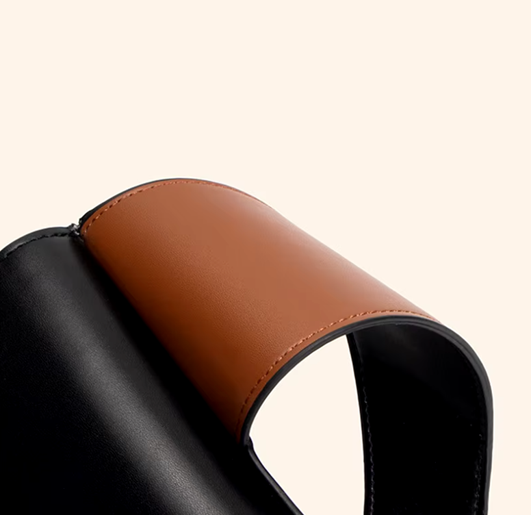 Two-Tone Crossbody Bag