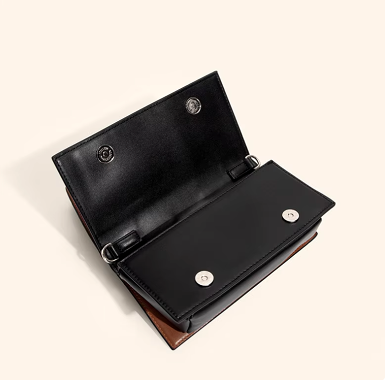 Two-Tone Crossbody Bag