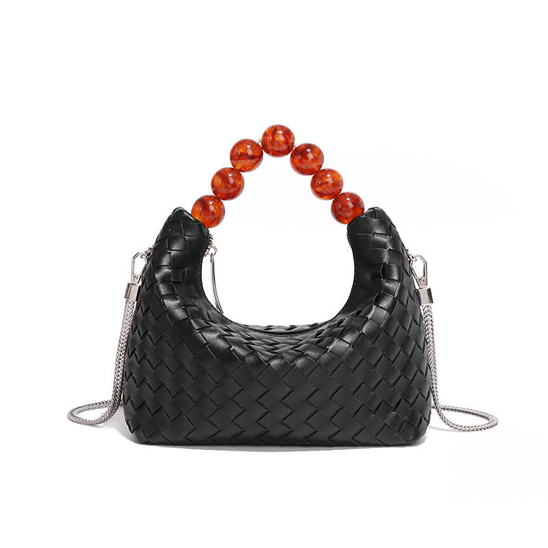 Woven Pearl Tote