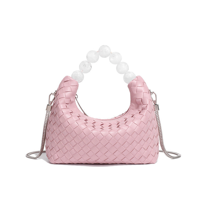 Woven Pearl Tote
