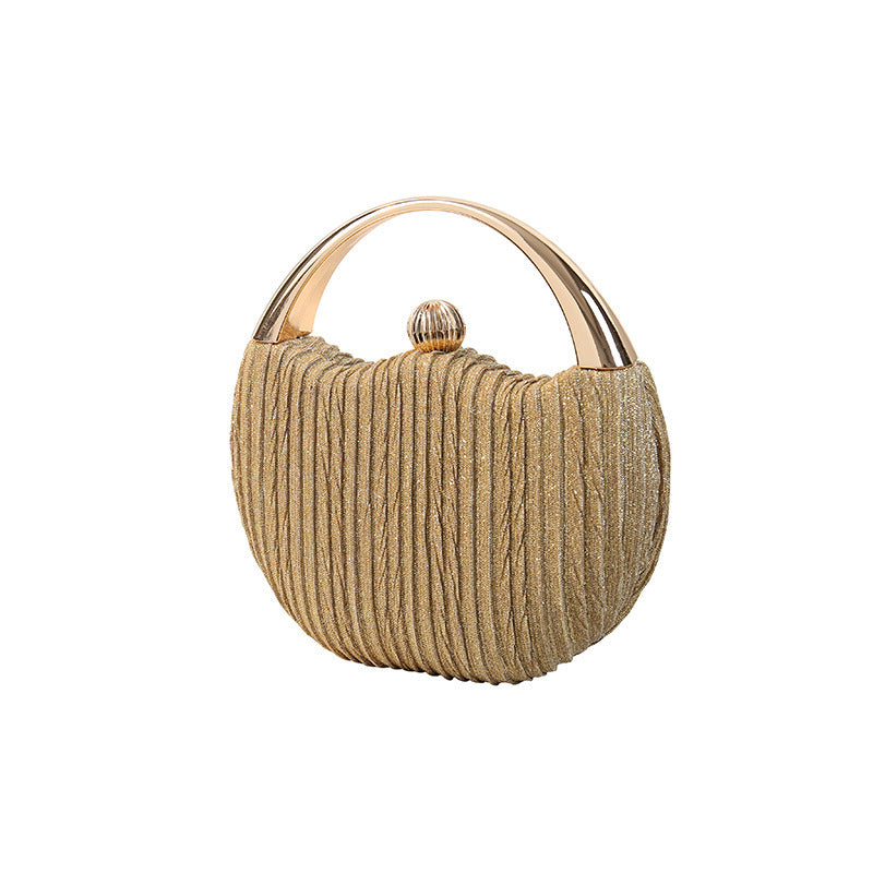 Round Handle Clutch Bag