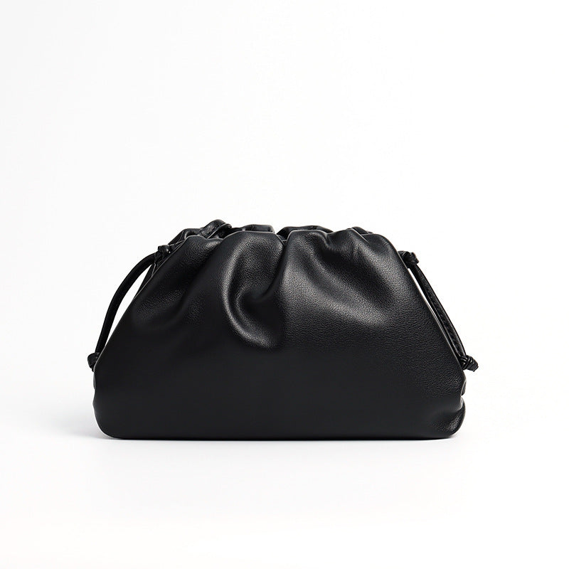 Drawstring Soft Clutch Bag