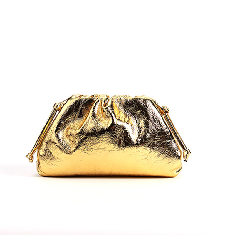 Drawstring Soft Clutch Bag