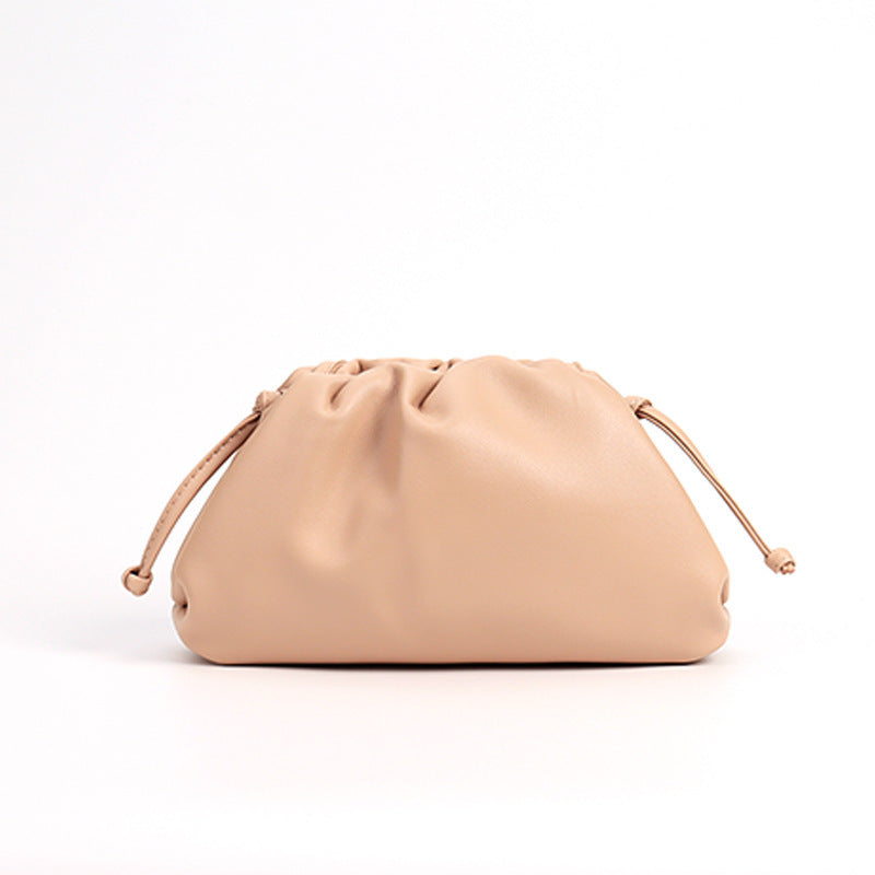 Drawstring Soft Clutch Bag