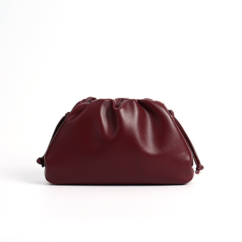 Drawstring Soft Clutch Bag