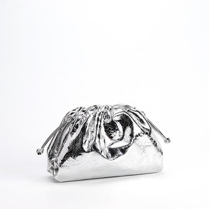 Drawstring Soft Clutch Bag