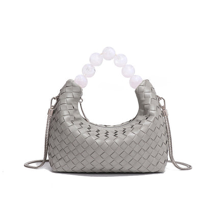 Woven Pearl Tote