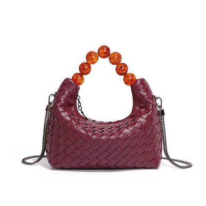 Woven Pearl Tote