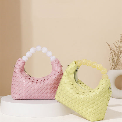 Woven Pearl Tote