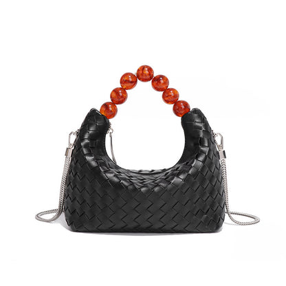 Woven Pearl Tote