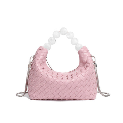 Woven Pearl Tote